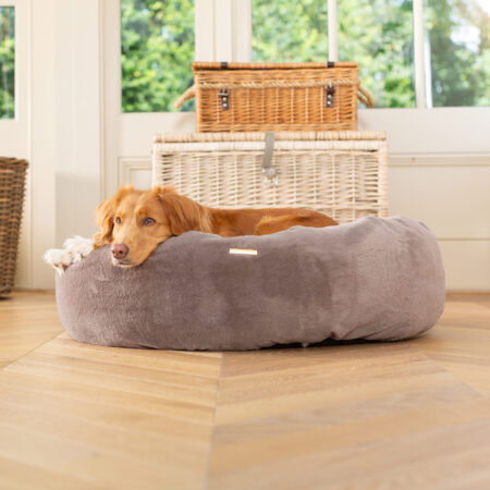 Calming Anti-Anxiety Donut Bed With Removable Covers